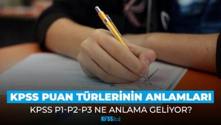 KPSS Puan Türleri ve Açıklamaları